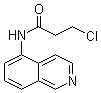 3-氯-N-5-异喹啉基丙酰胺分子结构 (CAS 16880-60-7)