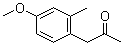1-(4-甲氧基-2-甲基苯基)-2-丙酮分子结构 (CAS 16882-24-9)