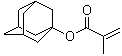 structure of CAS# 16887-36-8, 1-Adamantyl methacrylate