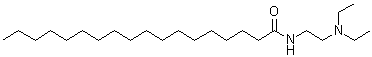 结构式 CAS# 16889-14-8, N-[2-(二乙基氨基)乙基]十八烷酰胺