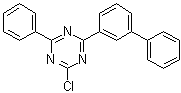2-([1,1'-Biphenyl]-3-yl)-4-chloro-6-phenyl-1,3,5-triazine molecular structure (CAS 1689576-03-1)
