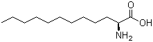 (S)-2-氨基十二酸分子结构 (CAS 169106-34-7)