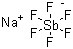 六氟锑酸钠分子结构 (CAS 16925-25-0)