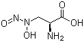 (2S)-2-氨基-3-(N-羟基-N-亚硝基氨基)丙酸分子结构 (CAS 16931-22-9)