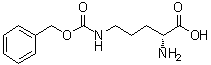 N5-[苄氧羰基]-D-鸟氨酸分子结构 (CAS 16937-91-0)