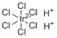 六氯铱酸分子结构 (CAS 16941-92-7)