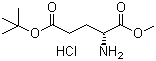 结构式 CAS# 16948-36-0, D-谷氨酸 5-叔丁酯 1-甲酯盐酸盐