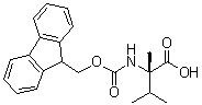 N-[芴甲氧羰基]-2-甲基-L-缬氨酸分子结构 (CAS 169566-81-8)