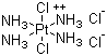 四氨合氯化铂(IV)分子结构 (CAS 16971-49-6)