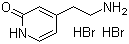 结构式 CAS# 170026-03-6, 4-(2-氨基乙基)-2(1H)-吡啶酮二氢溴酸盐