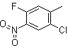 1-Chloro-4-fluoro-2-methyl-5-nitrobenzene molecular structure (CAS 170098-88-1)
