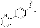 [4-(2-吡啶基)苯基]硼酸分子结构 (CAS 170230-27-0)