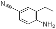 4-氨基-3-乙基苯甲腈分子结构 (CAS 170230-87-2)
