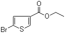 5-溴-3-噻吩羧酸乙酯分子结构 (CAS 170355-38-1)