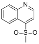 4-(甲基磺酰基)喹啉分子结构 (CAS 17075-20-6)