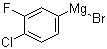 3-氟-4-氯苯基溴化镁分子结构 (CAS 170793-00-7)