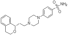 Sonepiprazole molecular structure (CAS 170858-33-0)