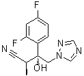 (alphaS,betaR)-beta-(2,4-二氟苯基)-beta-羟基-alpha-甲基-1H-1,2,4-三唑-1-丁腈分子结构 (CAS 170862-36-9)