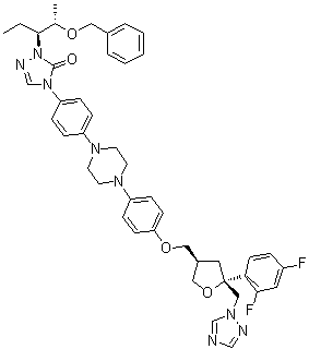 O-Benzyl Posaconazole molecular structure (CAS 170985-86-1)