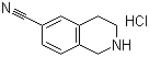 structure of CAS# 171084-93-8, 1,2,3,4-Tetrahydroisoquinoline-6-carbonitrile hydrochloride;6-Cyano-1,2,3,4-tetrahydroisoquinoline hydrochloride