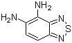 2,1,3-苯并噻二唑-4,5-二胺分子结构 (CAS 1711-66-6)