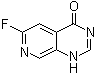 6-氟吡啶并[3,4-d]嘧啶-4(1H)-酮分子结构 (CAS 171178-44-2)