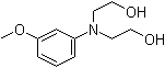 N,N-二(2-羟基乙基)-3-甲氧基苯胺分子结构 (CAS 17126-75-9)
