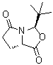 (3R,7aS)-3-(1,1-二甲基乙基)二氢-1H,3H-吡咯并[1,2-c]恶唑-1,5(6H)-二酮分子结构 (CAS 171284-84-7)