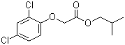 结构式 CAS# 1713-15-1, 2,4-滴异丁酯; 2,4-二氯苯氧乙酸异丁酯