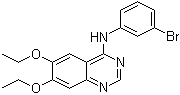 N-(3-Bromophenyl)-6,7-diethoxy-4-quinazolinamine molecular structure (CAS 171745-13-4)