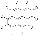 芘-d<sub>10</sub>分子结构 (CAS 1718-52-1)