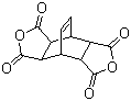 双环[2.2.2]辛-7-烯-2,3,5,6-四羧酸二酐分子结构 (CAS 1719-83-1)