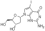7-Deaza-2'-deoxy-7-iodoguanosine molecular structure (CAS 172163-62-1)
