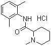 盐酸甲哌卡因分子结构 (CAS 1722-62-9)