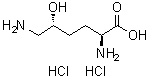 (5R)-5-Hydroxy-L-lysine dihydrochloride molecular structure (CAS 172213-74-0)