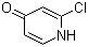 2-氯-4-吡啶酮分子结构 (CAS 17228-67-0)