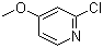 2-氯-4-甲氧基吡啶分子结构 (CAS 17228-69-2)