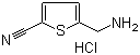 5-氨基甲基-2-噻吩甲腈盐酸盐分子结构 (CAS 172349-10-9)