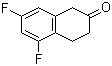 5,7-Difluoro-2-tetralone molecular structure (CAS 172366-38-0)