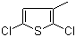 2,5-二氯-3-甲基噻吩分子结构 (CAS 17249-90-0)