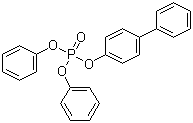 4-联苯氧基磷酸二苯酯分子结构 (CAS 17269-99-7)