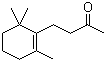 beta-二氢紫罗兰酮分子结构 (CAS 17283-81-7)