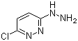 结构式 CAS# 17284-97-8, 3-氯-6-肼基哒嗪