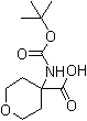 4-[(叔丁氧羰基)氨基]四氢-2H-吡喃-4-羧酸分子结构 (CAS 172843-97-9)