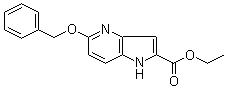 5-(苄氧基)-1H-吡咯并[3,2-b]吡啶-2-羧酸乙酯分子结构 (CAS 17288-31-2)
