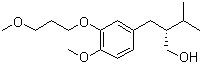 structure of CAS# 172900-70-8, (R)-2-[3-(3-Methoxypropoxy)-4-methoxybenzyl]-3-methylbutan-1-ol;(bR)-4-Methoxy-3-(3-methoxypropoxy)-beta-(1-methylethyl)benzenepropanol