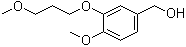 4-甲氧基-3-(3-甲氧基丙氧基)苄醇分子结构 (CAS 172900-74-2)