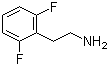 2,6-二氟苯乙胺分子结构 (CAS 17291-90-6)