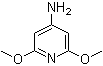 2,6-二甲氧基-4-吡啶胺分子结构 (CAS 17325-39-2)