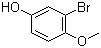 3-溴-4-甲氧基苯酚分子结构 (CAS 17332-12-6)